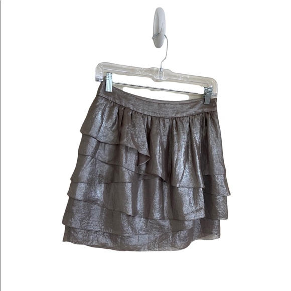 Club Monaco Metallic Mini Robin Skirt - Picture 2 of 10